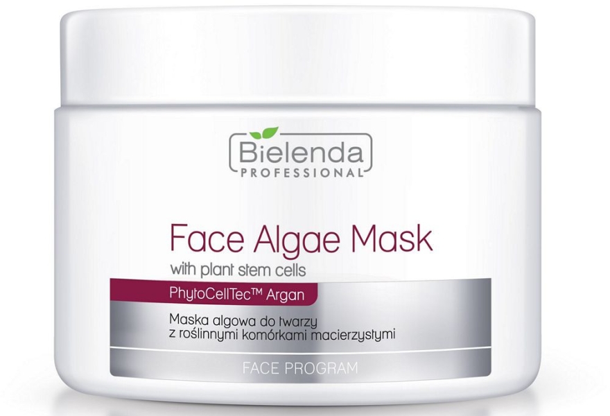Maska algowa do twarzy z roślinnymi komórkami macierzystymi - Bielenda Professional Face Algae Mask