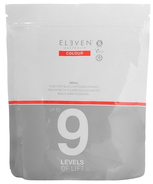 Rozjaśniający proszek do włosów - Eleven Australia Color Bleach Powder 9 Levels (wymienny blok) — Zdjęcie N1