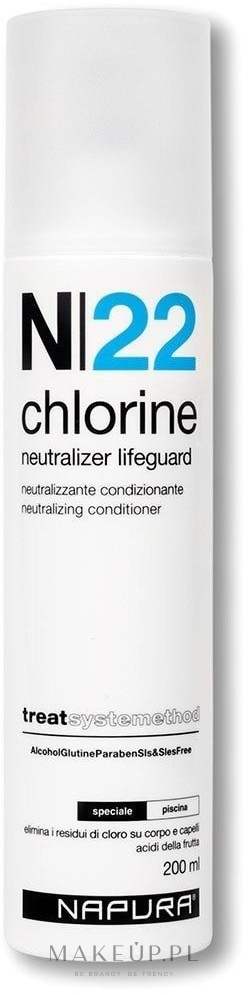 Neutralizująca odżywka do włosów - Napura N22 Lifeguard Neutralizer Chlorine — Zdjęcie 200 ml