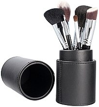 Tuba na pędzle do makijażu z ekoskóry - Ibra Makeup Tube For Brushes — Zdjęcie N2
