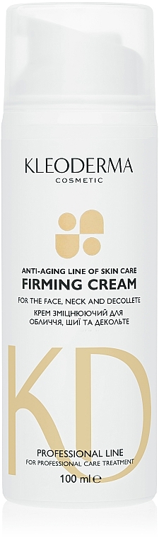 Ujędrniający krem do twarzy, szyi i dekoltu - Kleoderma Firming Cream — Zdjęcie N1