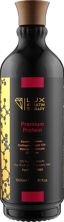 Keratynowy krem prostujący włosy - Lux Keratin Therapy Premium Protein — Zdjęcie N2