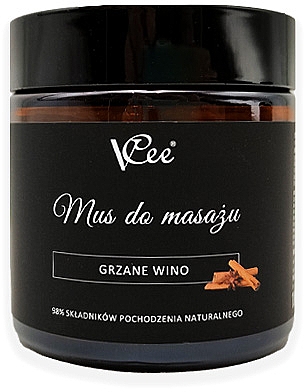 Mus do masażu Grzane wino - VCee Mulled Wine Massage Mousse — Zdjęcie N1