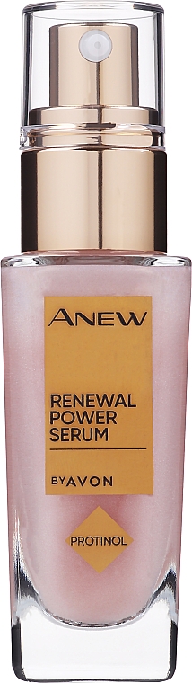 Nawilżające serum do twarzy z kwasem hialuronowym - Avon Anew Reneval Power Protinol Serum — Zdjęcie N1