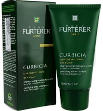 Oczyszczający szampon-maska 2 w 1 z glinką do włosów przetłuszczających się - René Furterer Curbicia Purifying Clay Shampoo — Zdjęcie N3