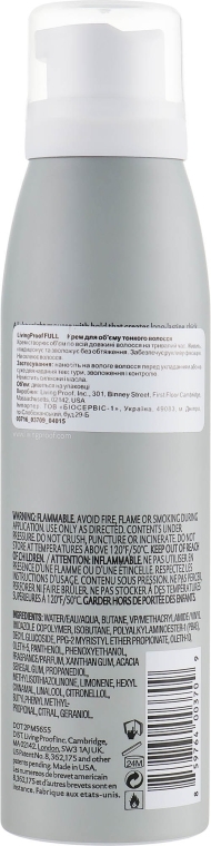 Mus do włosów cienkich - Living Proof Full Thickening Mousse — Zdjęcie N2