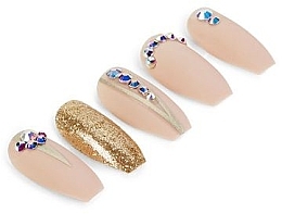 Zestaw sztucznych paznokci - Ardell Nail Addict Premium Artifical Nail Set Nude Jeweled — Zdjęcie N2