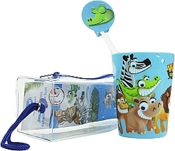 Kup Zestaw do higieny jamy ustnej dla dzieci, niebieski - Dr. Scott 