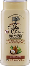 Szampon do włosów suchych i zniszczonych - Le Petit Olivier Olive Karite Argan Shampoo — Zdjęcie N1