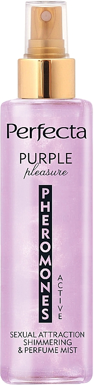 Perfumowana mgiełka do ciała - Perfecta Pheromones Active Purple Pleasure Perfumed Body Mist — Zdjęcie N1