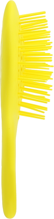 Szczotka do włosów, żółta - Janeke Superbrush Mini Silicon Line — Zdjęcie N2