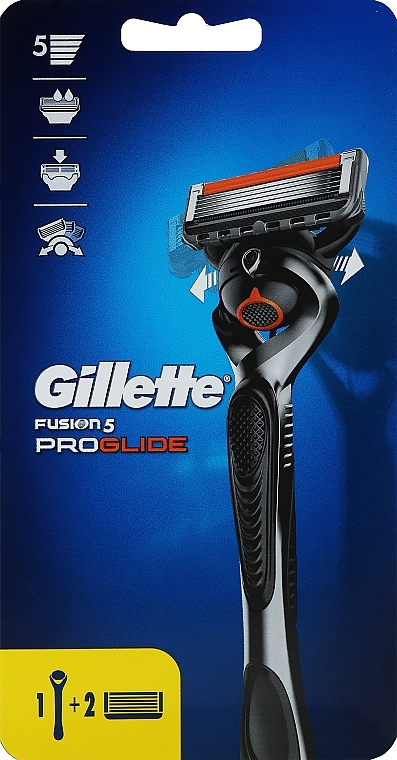 Maszynka do golenia + 2 wymienne wkłady - Gillette Fusion ProGlide