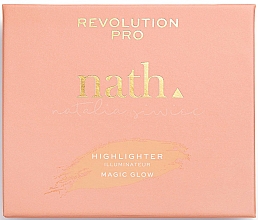 Rozświetlacz do twarzy - Revolution Pro Nath Collection Highlighter Magic Glow — Zdjęcie N3