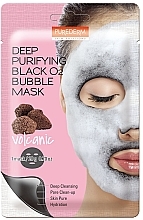Kup Głęboko oczyszczająca maska bąbelkowa do twarzy z pyłem wulkanicznym - Purederm Deep Purifying Black O2 Bubble Mask Volcanic