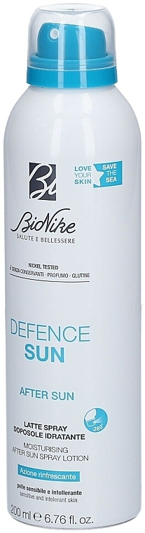 Nawilżający balsam w sprayu po opalaniu - BioNike Defence Sun Moisturising After Sun Spray Lotion — Zdjęcie N2
