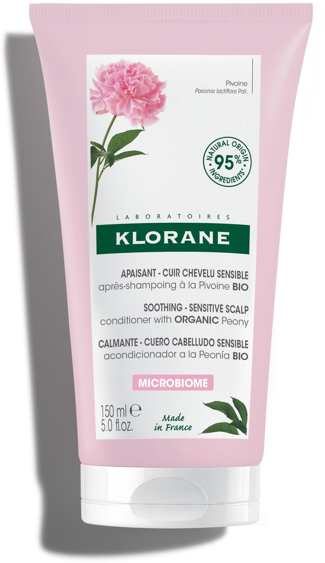 Żel-odżywka do włosów z ekstraktem z piwonii - Klorane Soothing And Anti-Irritating Gel Conditioner — Zdjęcie 150 ml