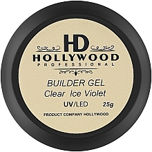 Kup Żel budujący do paznokci - HD Hollywood Builder Gel Clear Ice Violet