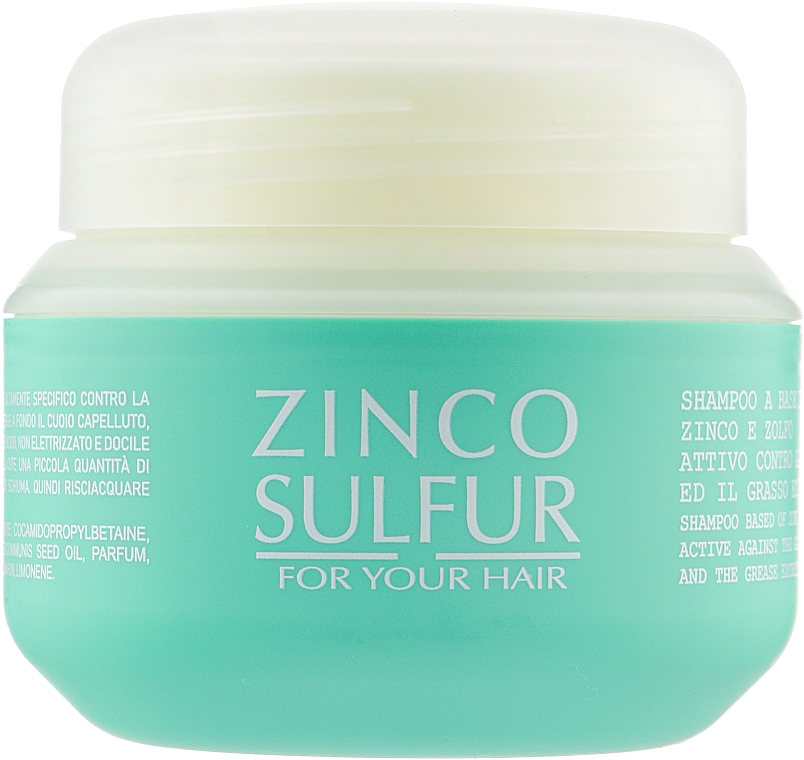 Kremowy szampon z cynkiem i siarką - Alan Jey Zinco Sulfur — Zdjęcie N1