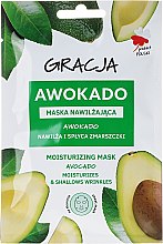 Kup Maska nawilżająca na tkaninie do twarzy Awokado - Gracja