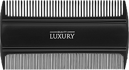 Kup Dwustronny grzebień do włosów, HC-9815, czarny - Beauty LUXURY