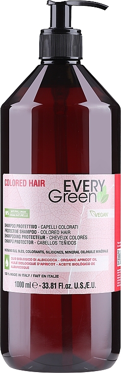 Szampon do włosów farbowanych - EveryGreen Colored Hair Restorative Shampoo — Zdjęcie N2