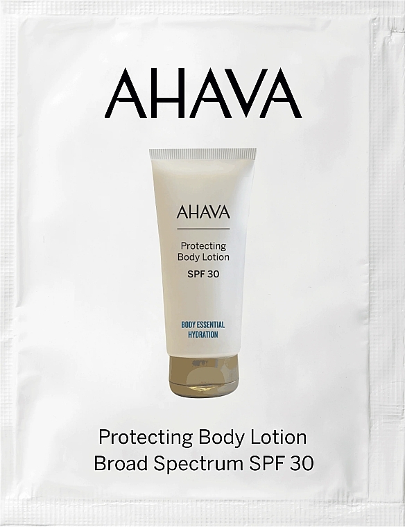 Nawilżający balsam do ciała SPF30 - Ahava Time To Hydrate Protecting Body Lotion SPF30 (próbka) — Zdjęcie N1