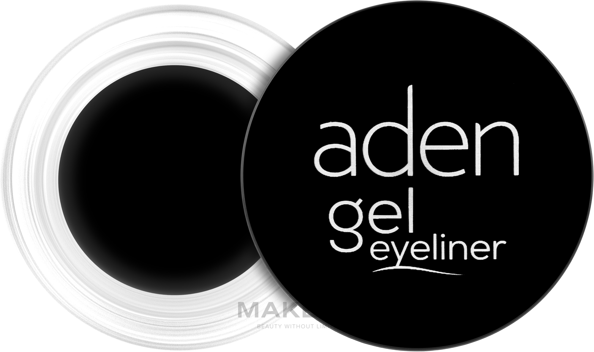 Eyeliner - Aden Cosmetics Gel Eyeliner — Zdjęcie Black