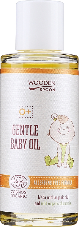 Delikatny olejek dla dzieci - Wooden Spoon Gentle Baby Oil — Zdjęcie N1