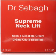 Liftingujący krem na szyję i dekolt - Dr Sebagh Supreme Neck Lift Cream — Zdjęcie N3