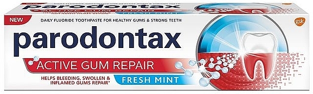 Pasta do zębów Aktywna odbudowa dziąseł. Świeża mięta - Parodontax Active Gum Repair Fresh Mint — Zdjęcie N1
