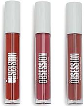 Zestaw - Makeup Obsession Be Obsessed With Lip Gloss Collection (lipgloss/3x5ml) — Zdjęcie N2