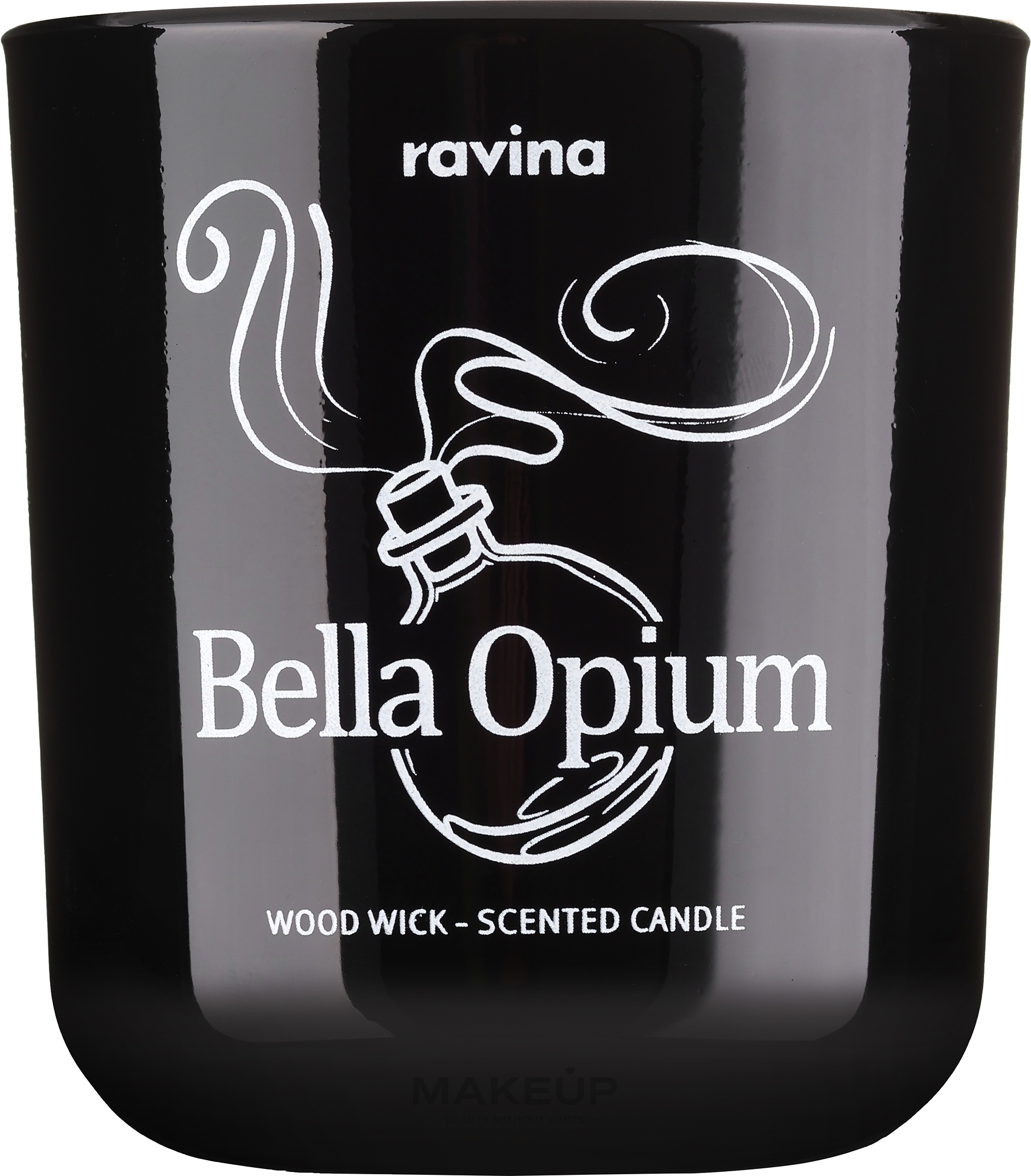 Świeca zapachowa Black Opium - Ravina Aroma Candle — Zdjęcie 175 g