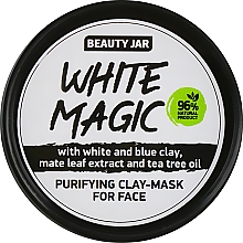 Kup Oczyszczająca maska do twarzy z wyciągiem z liści mate - Beauty Jar White Magic