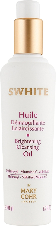 Olejek rozjaśniający - Mary Cohr Swhite Brightening Cleansing Oil — Zdjęcie N2