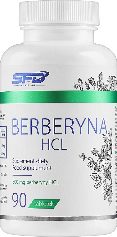 Suplement diety Chlorowodorek berberyny - SFD Nutrition Berberyna HCL — Zdjęcie N1