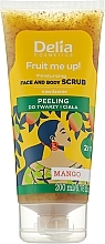 Kup Peeling do twarzy i ciała Mango - Delia Fruit Me Up! Moisturizing Face And Body Scrub Mango