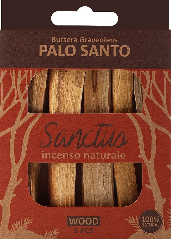 Kadzidło Palo Santo, drewno - Himalaya dal 1989 Sanctus Palo Santo Natural Incense Wood — Zdjęcie N1