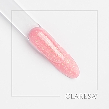 Modelujący żel do paznokci - Claresa Soft & Easy Builder Gel UV/LED Glimmer Pink — Zdjęcie N8