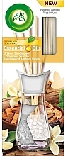 Dyfuzor zapachowy Drzewo sandałowe i zmysłowa wanilia - Air Wick Essential Oils Reed Diffuser Sandalwood & Warm Vanilla — Zdjęcie N1
