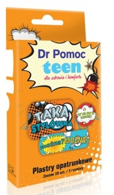 Plastry opatrunkowe dla dzieci - Dr Pomoc Teen Patch — Zdjęcie N1