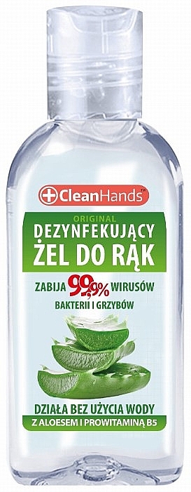 Antybakteryjny żel do rąk z aloesem i prowitaminą B5 - Clean Hands Antibacterial Hand Gel — Zdjęcie N1