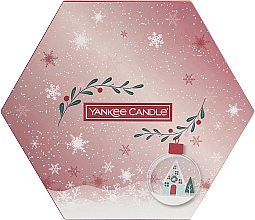 Zestaw - Yankee Candle Snow Globe Wonderland (candle/18x9.8g + candlestick) — Zdjęcie N2