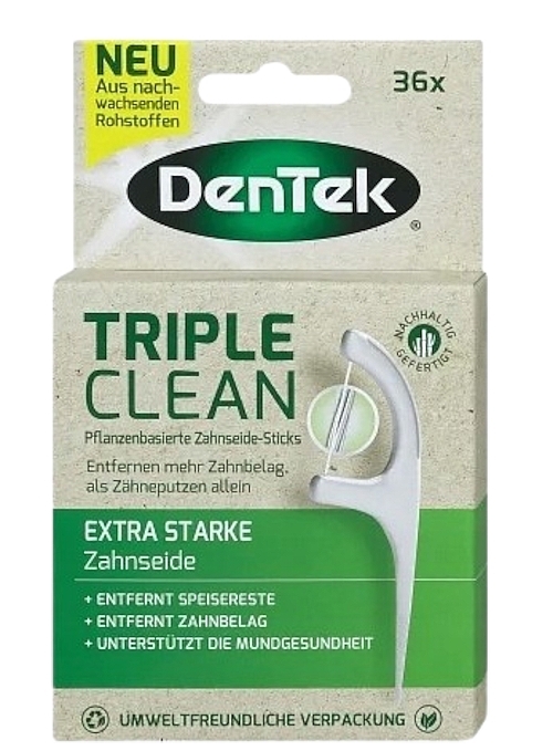 Wykałaczki do nici dentystycznej, 36 szt. - DenTek Eco Triple Clean — Zdjęcie N1