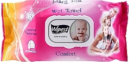 Chusteczki dla niemowląt Komfort, 120 szt. - Wipest Safe & Healthy Wet Towel — Zdjęcie N1