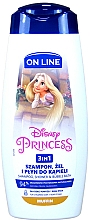 Kup Szampon, żel i płyn do kąpieli 3 w 1 dla dzieci Muffinka - On Line Kids Disney Princess 