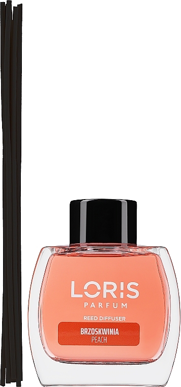 Dyfuzor zapachowy Brzoskwinia - Loris Parfum Peach Reed Diffuser — Zdjęcie N2