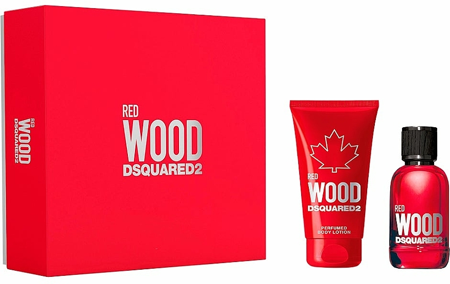 Dsquared2 Red Wood Pour Femme - Zestaw (edt/100ml + b/lot/150ml) — Zdjęcie N3