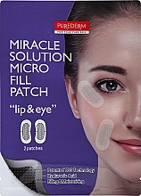 Kup Plasterki wypełniające do okolic oczu i ust - Purederm Miracle Solution Micro Fill Lip & Eye