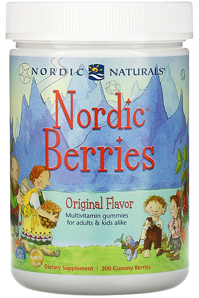 Suplement diety do żucia z ekstraktem z jagód - Nordic Naturals Nordic Berries — Zdjęcie N1