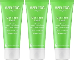 Zestaw - Weleda Skin Food Light Multipack (3 x 75 ml) — Zdjęcie N2